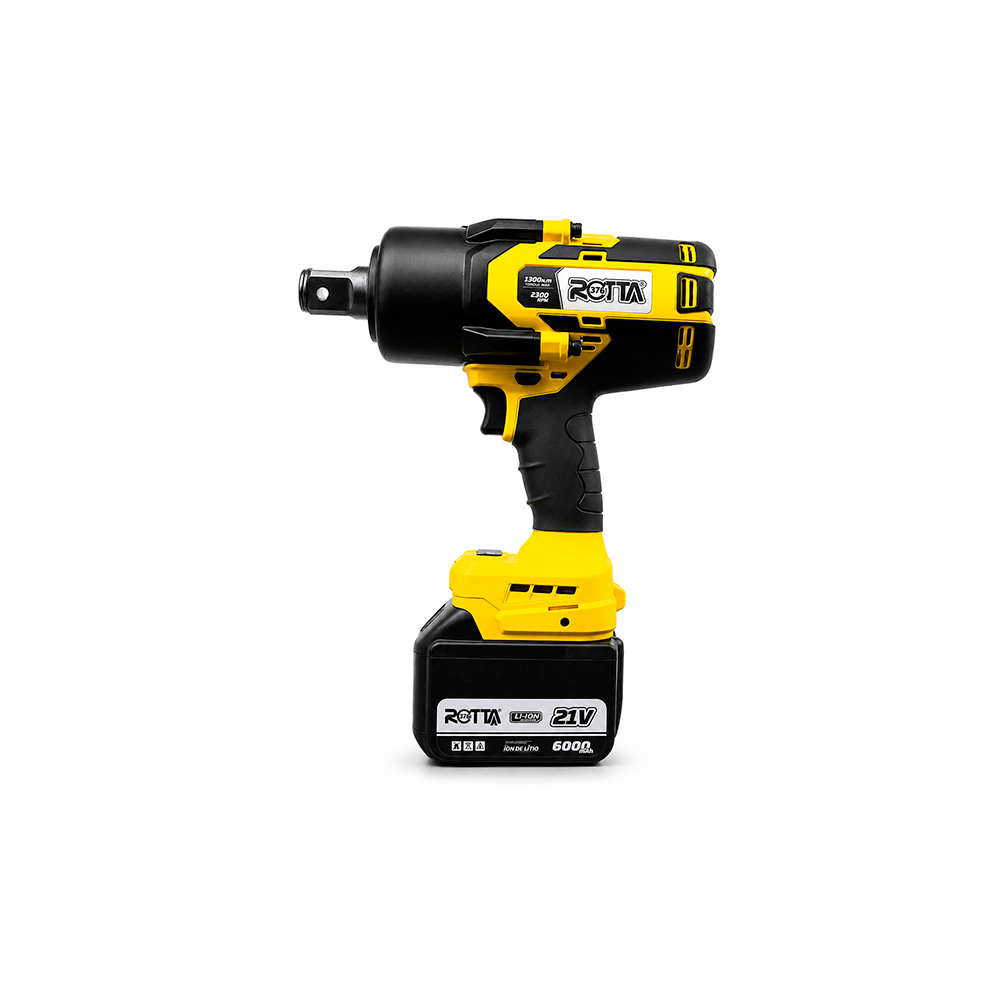 Chave de Impacto à Bateria 1" Brushless 2300 N.m com 2 Baterias 21V 6.0Ah e Maleta